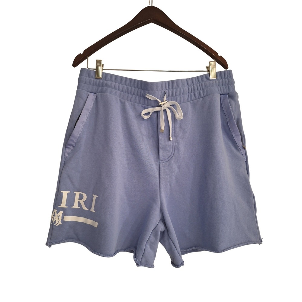 AMIRI MA Core Logo‎ Blue cotton Short made US size XL=36